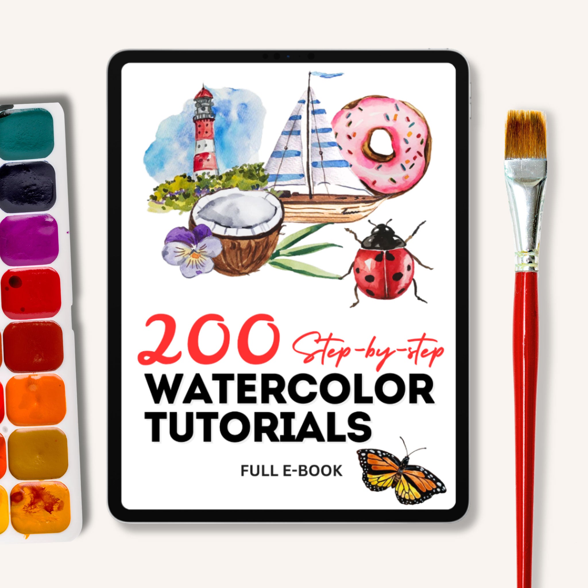 200+ Watercolor Tutorials