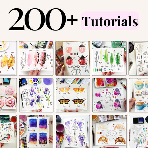 200+ Watercolor Tutorials